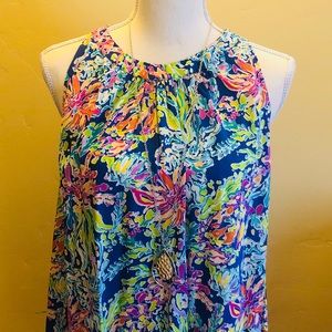 NWT 🌸FLORAL RAYON Anne Carson Tank Blouse